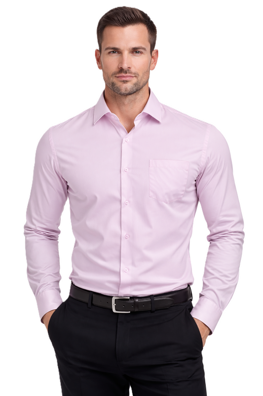 ESPADA Shirt Men's SLIM FIT Light Pink (8389) Men