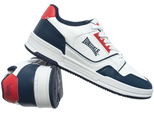 LONSDALE LONDON Shoes LNS 1050 Navy White Red (8697) Men