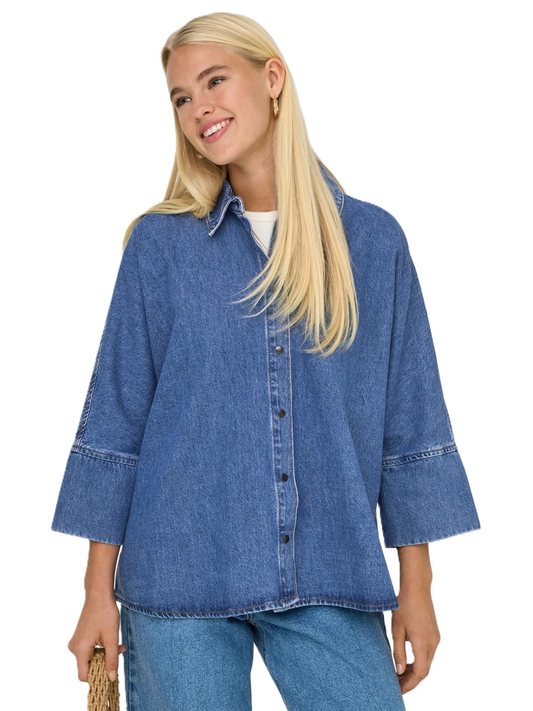 ONLY Shirt JEANSOWA Women's ONLGRACE DNM SHIRT CRO NOOS (9373) Women