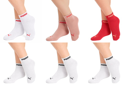 PUMA - SOCKS - 9360 B-K 6PACK Women