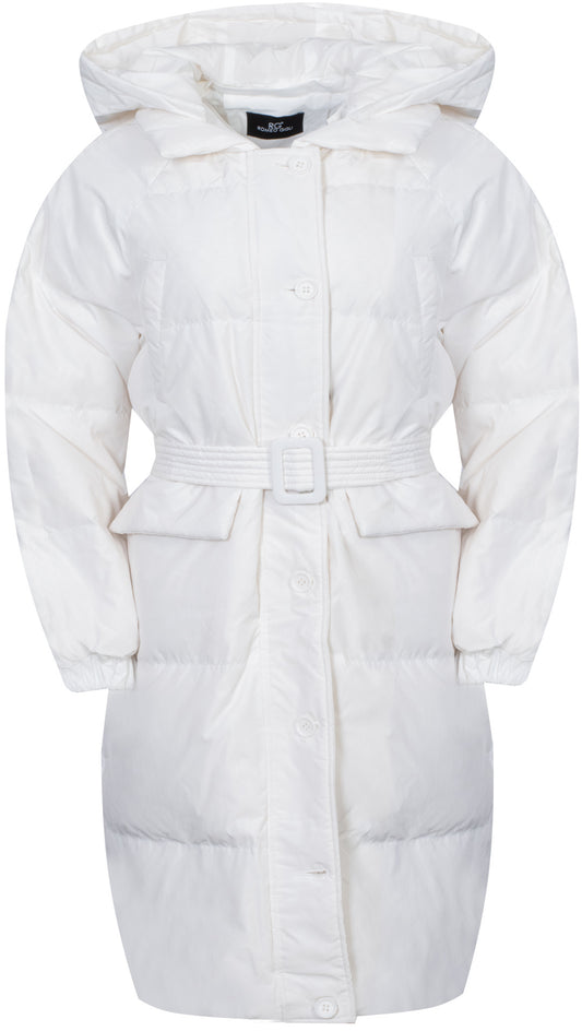 ROMEO GIGLI Coat PUCHOWY Women's Z Hooded R08 / PANNA (7895) Women