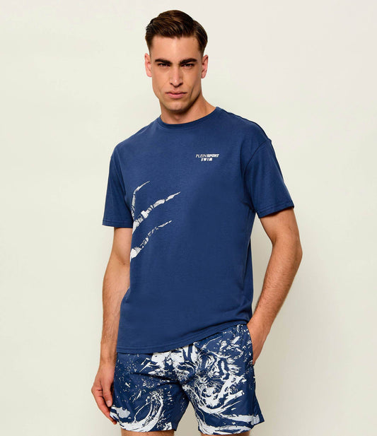 Plein Sport SCRATCH T-SHIRT (PS26MTS04_24_NAVY) Men