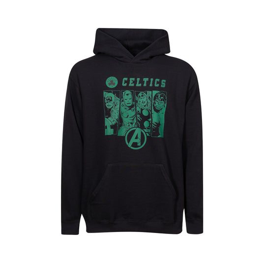 Nike Sweatshirt Boston Celtics - Marvel X NBA Black (NI-2L28) Kids