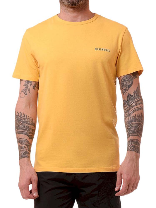 Bikkembergs Crew neck
t-shirt PUPINO (BKK2MTS01_Yellow) Men