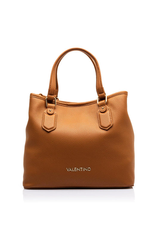 Mario Valentino Leather Tote Bag Tan (VBS7LX05-089) Women